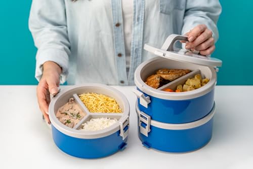 Soprano Marmita Tekcor 1.5 L 2S 1D 1T, Azul,09003.1302.05