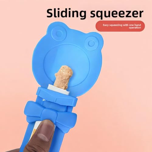 Purée Pops + Blue Feeding Spoon, Grain-Free, Lickable, Squeezable Creamy Cat Treat/Topper, 10 Tubes, Chicken Flavor - Image 8