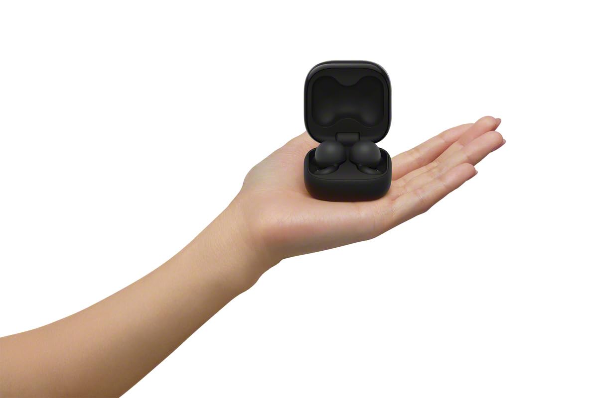 Sony LinkBuds Fit - Ecouteurs Bluetooth sans Fil à réduction de Bruit - Confortables, IPX4, Hi-Res Audio, Mode Ambient Sound, 21h d'autonomie, Connexion multipoint, iOS et Android - Noir