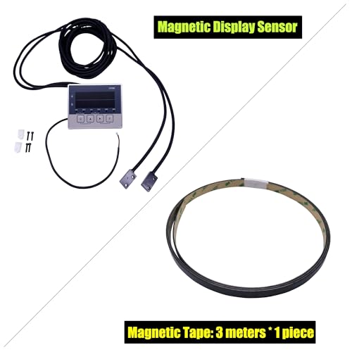 Kit de codificador de escala lineal 2 ejes DRO con sensor magnético para carpintería y torno 3