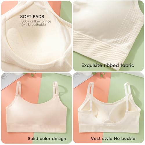Teen Bras for Girls Ages 10-12-14-16-18 Years Old Kids Bras for Teens Girl Bralette Comfortable Soft Padded Wireless3