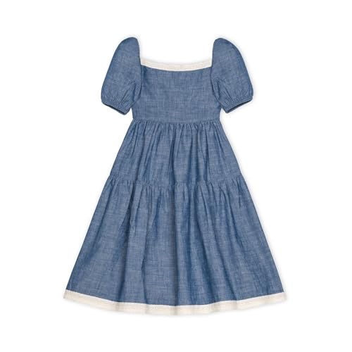 Hope & Henry Girls' Eyelet Shift Dress