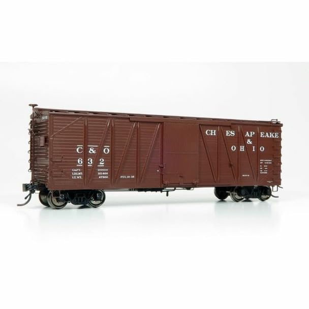 Rapido RAP142004 HO Scale C&O USRA Single-Sheathed Boxcar - Pack of 6