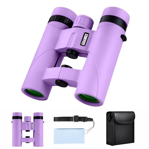 10x25 Compact Binoculars in Purple