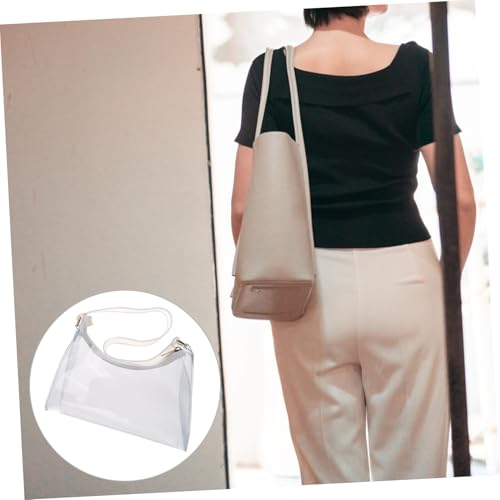 Hemoton Adjustable Shoulder Bag Pvc for Women for Concerts Music Festivals Schools Beauty Salons3