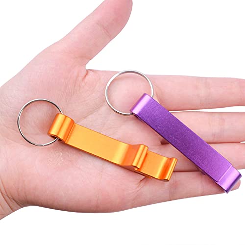 SacJkt Flesopener Sleutelhanger, Aluminium Bier Flesopener, 9 STKS Draagbare Creatieve Mini Flesopener met Sleutelhanger… - Afbeelding 7