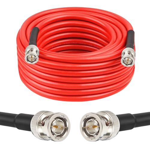 XRDS-RF 12G SDI Cable 35FT 75-ohm RG6 BNC for HD-SDI/4K