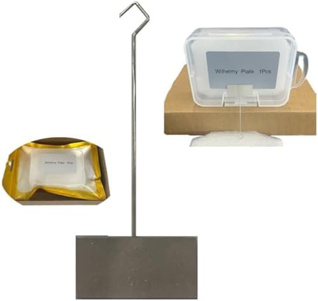 Automatic Surface Tensiometer Platinum Plate Platinum Board Pt Board with Pt Size 24mm Long 10mm Wide 0.15mm Thick BZY102/BZY103/BZY100/BZY200/BZY201/BZY202/BZY203 Liquid Surface Tensiometer