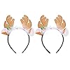FOMIYES 2 Stuks Herten Gewei Bloem Hoofdband Kerst Rendier Gewei Koffie Hoofd Hoepel Hoofddeksel Haarband Hoofdtooi Haar…