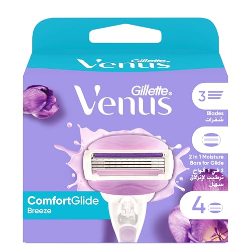 Venus ComfortGlide Breeze Womans Razor Carts: 4 carts