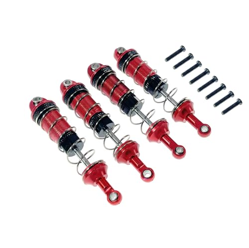 Amortisseurs MJX Hyper Go 16207 16208 16209 16210 H16 - Pièces de Voiture RC Métal Rouge