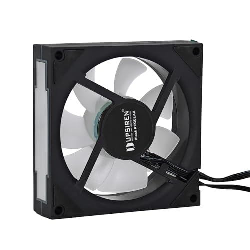 UPSIREN 92mm Computer CASE Cooling Fan, 4pin PWM SFF PC, 25mm Thick, 1200/2500RPM Speed, 40/65CFM, Silent CPU Cooling Fan (3PCS, White, 9CM)