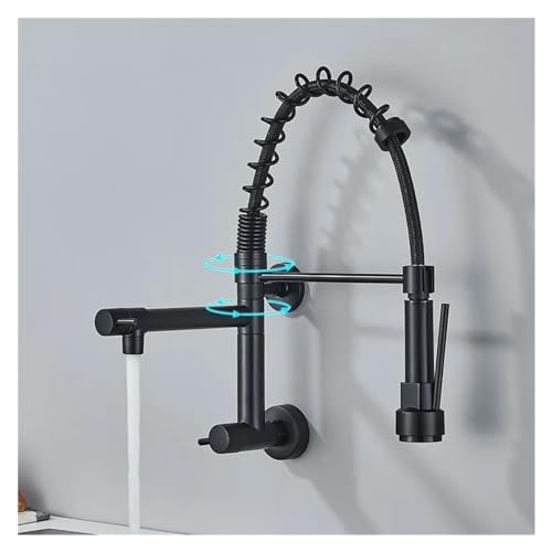 Robinet extractible de cuisine mitigeur pivotant 360 pour évier