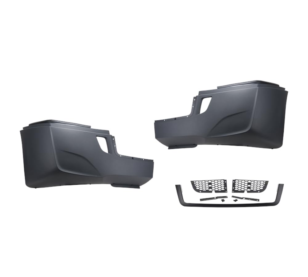 Mytee Products Heavy Duty Bumper Kit W/O Fog ght Hole For Freightner Cascadia 2018-2024 - Bumper Cover Replaces A21-28979-036, Freightner A21-28979-