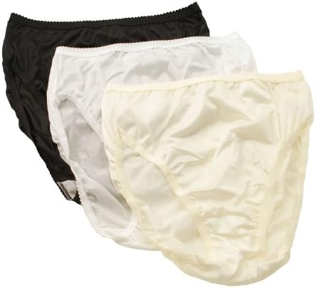 Shadowline Women's Nylon High Leg Briefs Panties