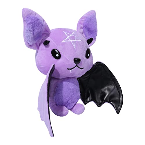 Reybeyola Cute Bat Stuffed Animal, Soft Bat Plush Doll Toy Gifts For Kids Birthday, Valentine, Christmas (Purple, 11.81In) #TOP3