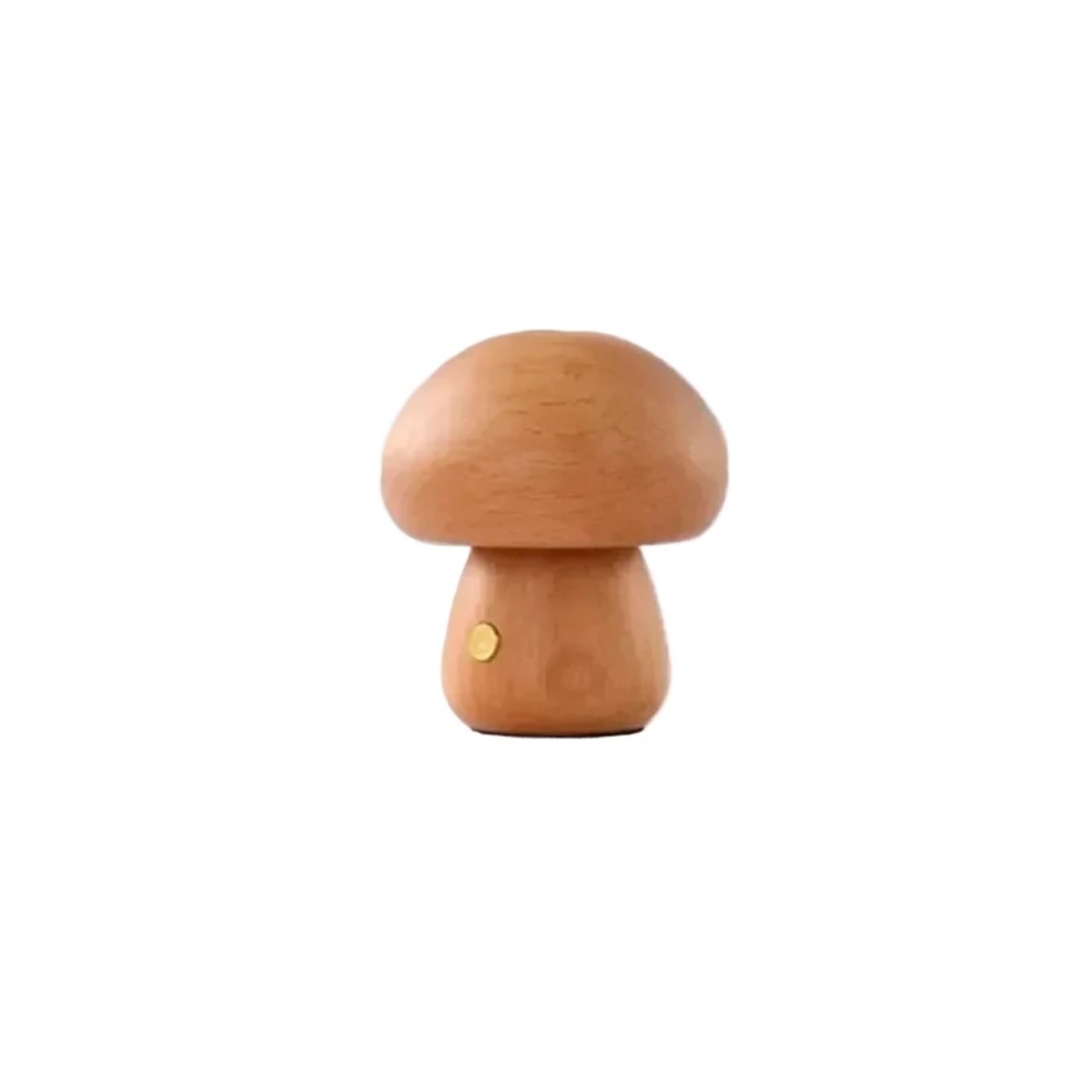 CKAFZMYJQBT Mushroom Table Lamp Rechargeable Touch Portable Bedroom Bedside Night Light Cute Small Dimmable Desk Lamp for Home Decoration