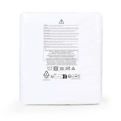 Utopia Kitchen UK0501 Rectangle Table Cloth 2 Pack [60X102 Inches, White] Tablecloth Machine Washable Fabric Polyester Table Cover thumb #10