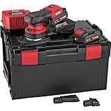 Flex 532089 ODE 2 100 18 EC/2.5 Ponceuse excentrique sans fil (avec batterie, chargeur rapide, plaque de ponçage avec système de 10 trous, multisander avec réglage de vitesse 18 V)