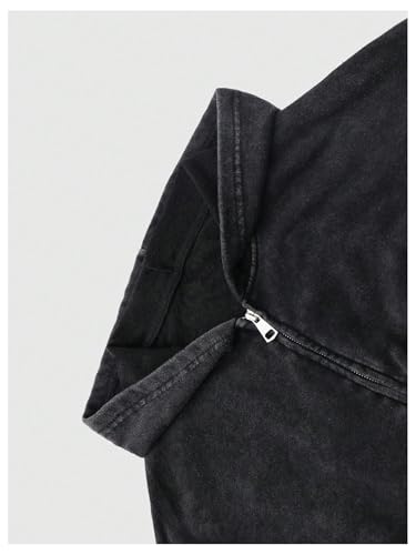 SHENHE Men's Y2k Zip Up Hoodie Cross Graphic Long Sleeve Punk Goth Streetwear Hooded Sweatshirt4