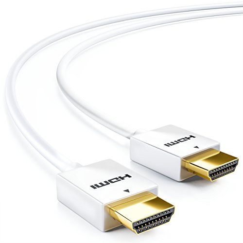 DeleyCON 2m Cavo HDMI SLIM ad Alta Velocità con