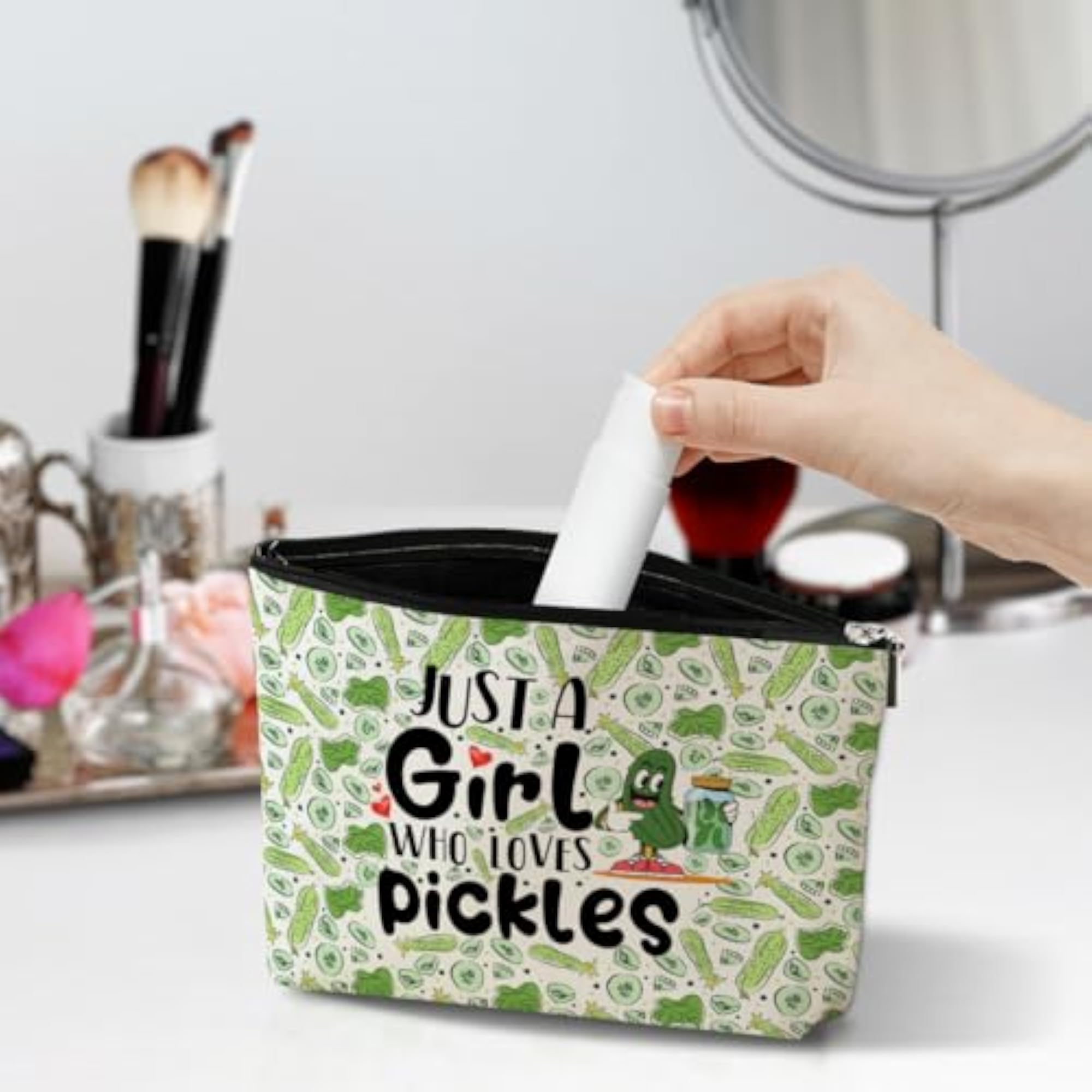 Funny Hedgehog Cosmetic Bag, Cute Makeup Organizer