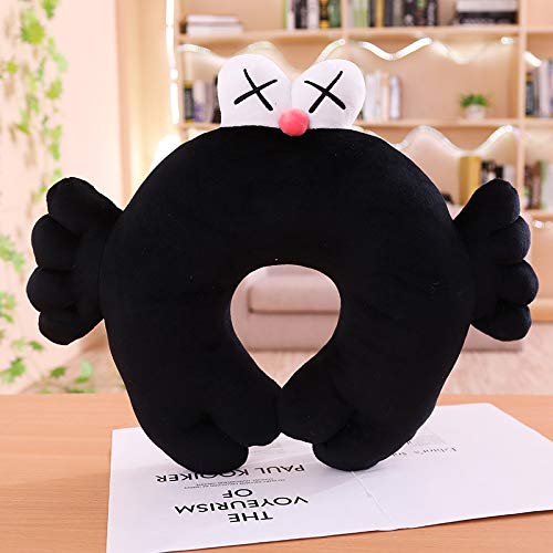 U-Shaped Pillow Perimeter Plush Neck Pillow Travel Car Office Cervical Pillow 45 X 35cm C