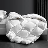 Luxury Down Feather Comforter Ultra Oversized King Size-Bed Comforters Duvet Insert-Soft Hotel Collection Comforter- Oversized King Size(120' X 98”)