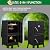 ROVSUN 2-in-1 Outdoor Smoker with Double Doors, Vertical Portable Charcoal Grill with Two Detachable Grill Smoking Racks and Charcoal Pan, Perfect for Camping Barbecue, Black