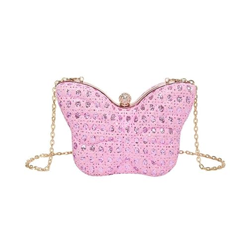 Sac à bandoulière avec détails papillon mignon et sangle fantaisie pour femme