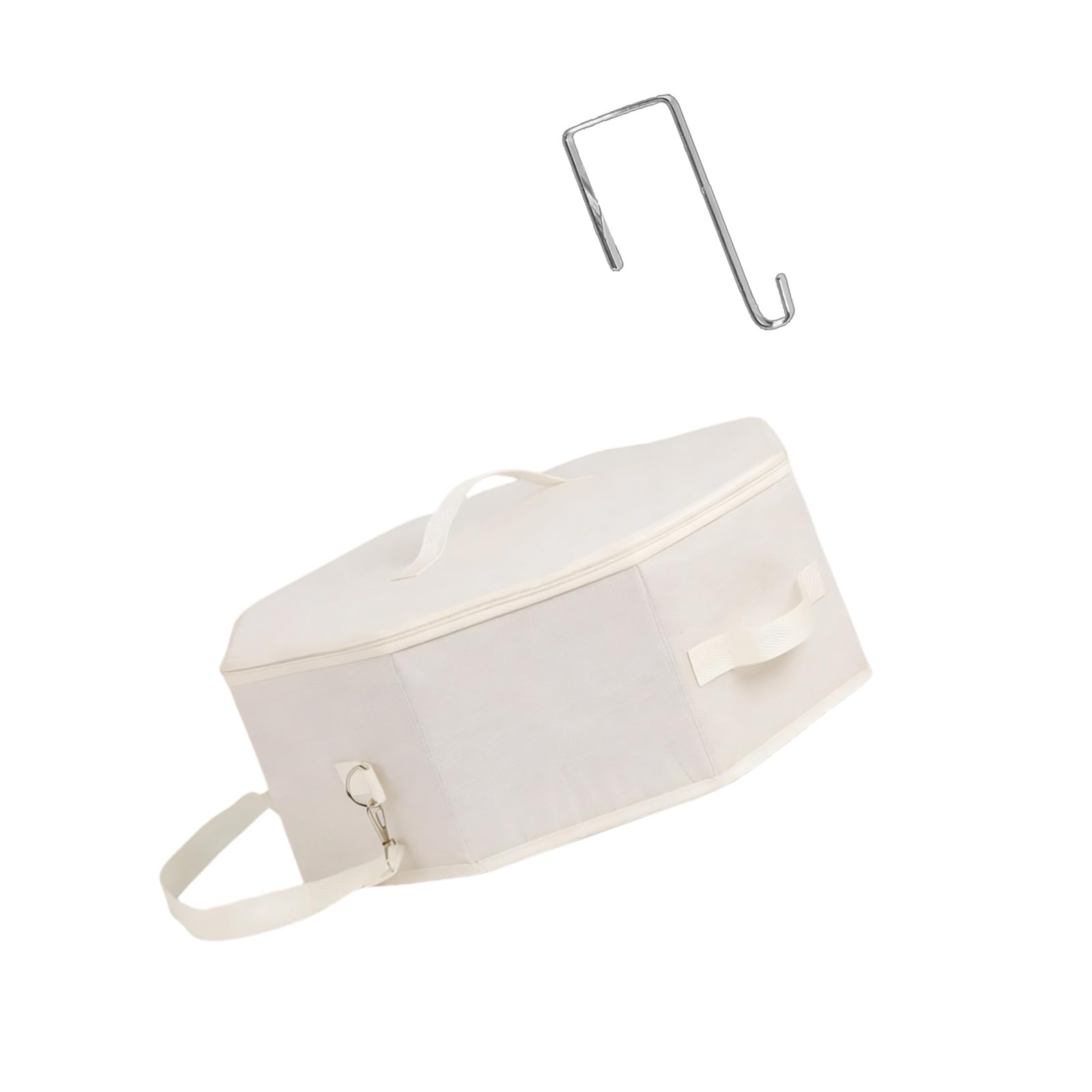 Xjdzineq Foldable Travel Hat Box with Handle for Women Craft of Fabric to Protect Cap From Damage Multipurpose Travel Accessory
