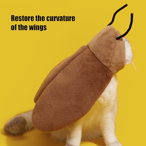 Fantasia de Capa para Pets | Capa De Halloween Para Gato Com Forma De Barata | Acessórios Leves E Aj