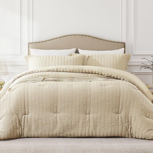 60% Off Quataly Queen Seersucker Comforter Set - Use Code EXRD5NIU - Image 2