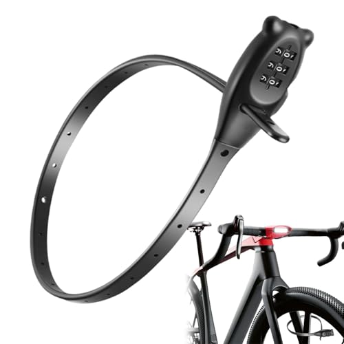 Combinación de cierre de corbata | Cerradura de cable con combinación – Accesorios de protección antirrobo para cochecito, scooters, puerta, monopatín, puerta y gabinete