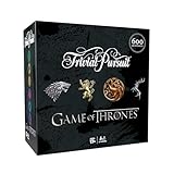 Trivial Pursuit: Game of Thrones, Quick Play Edition,Test Your Knowledge of GoT Lore with 600 Questions in 6 Categories About Westeros, Houses, Dragons & Battles, Officially Licensed HBO Merchandise