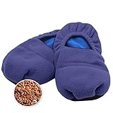 Fußwärmer Hausschuhe Größe 41-45 Blau 38/40 EU, blau, 38/40 EU