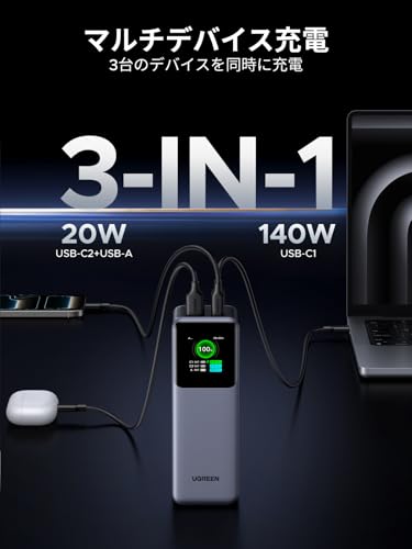 UGREEN UGREEN Nexode モバイルバッテリー PB722 の商品画像 4