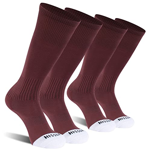 Soccer Baseball Softball Socks, Unisex Youth Solid Knee High Football Volleyball Compression Socks