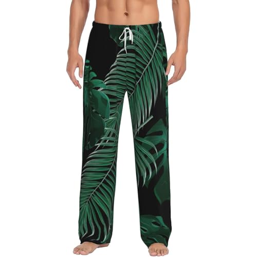Pantalon de pyjama homme en micropolaire chaude avec poches
