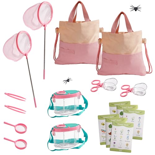 Filet à papillon extérieur et kit d'exploration pour les après-midis au jardin