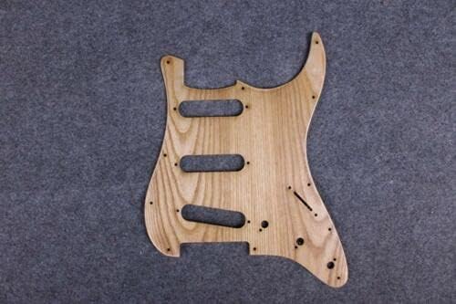 New Electric Guitar Pickguard ASH wood SSS Guitar Plate Accessories For ST Guitar