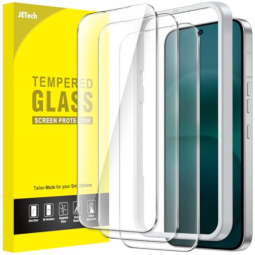 Image of JETech Tempered Glass Screen Protector Guard for Nothing Phone 4a Pro with Easy Installation Tool, Fingerprint ID Compatible, HD Clear, 3-Pack
