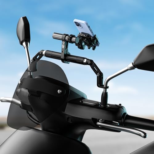 BRCOVAN Aluminum Alloy Handlebar Extender Extensions with 4'' Long Cross Bar, Fit Handlebars 0.875'' / 1'' / 1.125'' / 1.26'' in Diameter, for Bike Bicycle Motorcycle Scooter ATV