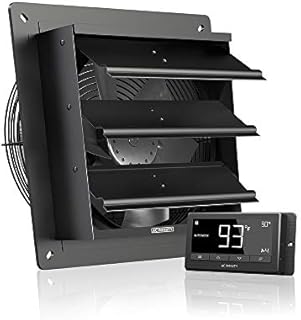 AC Infinity Airlift T10, Shutter Exhaust Fan 10-inch with Temperature Humidity Controller