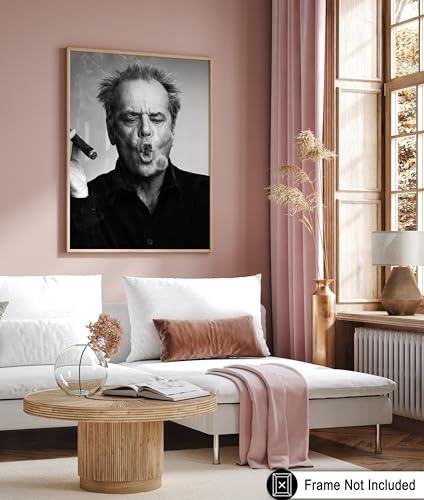 Poster Master Nicholson - Nicholson Actor Print - Celebrity Art - Cigar Art - Gift for Men, Women & Fans - Funny Wall Decor for Bedroom, Living Room or Studio - 8x10 UNFRAMED - Image 6