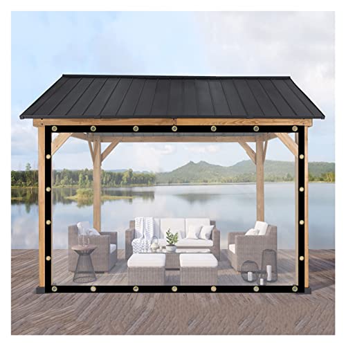 AYLYHD Klar Wasserdicht Plane Gewebeplane Abdeckplane Pavillon Vorhänge Staubdicht Regendicht Boden Anhängerplanen Schutzfolien Bedeckt PE for Gartenmöbel-Autos Cover