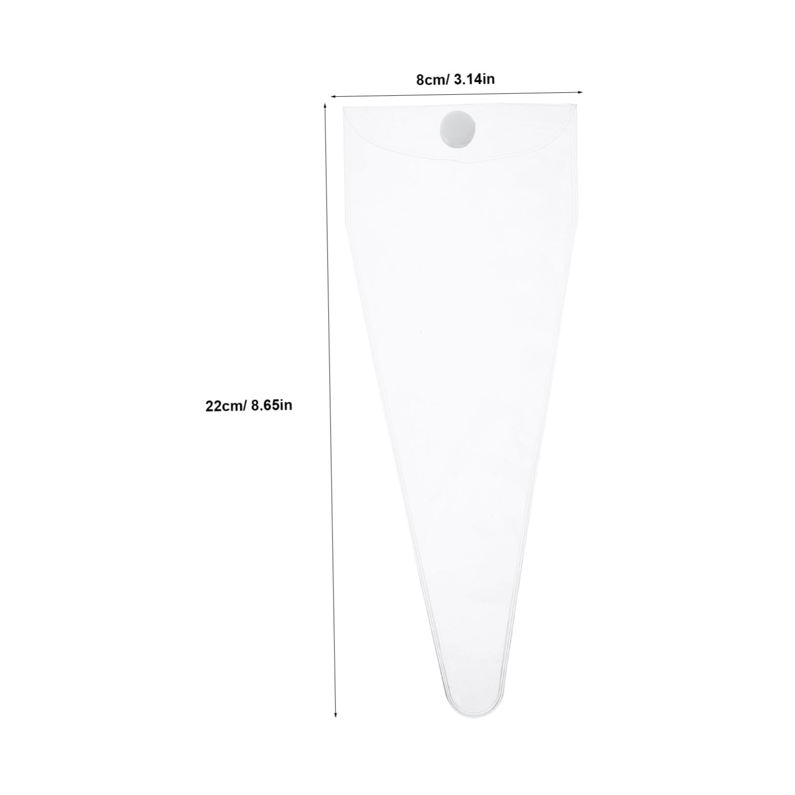 HAPINARY 6pcs Pet Grooming Scissor Storage Cover PVC Dog Hair Trimmer Bag Zipper