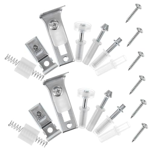 Kit de Herrajes para Puertas de Clóset Plegables UKCOCO 1 Set Kit de Reparación Durable con Partes de Repuesto para Puertas Corredizas Plegables Instalación Fácil miniatura 1