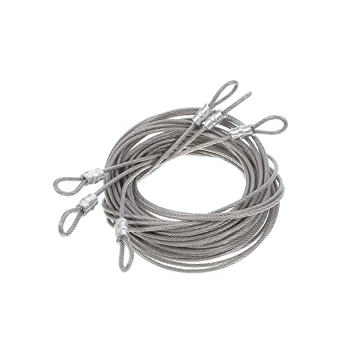 MAGICLULU Outdoor Metal Wire Rope Stainless Cable for Shade Sails DIY Hanging Project Kit