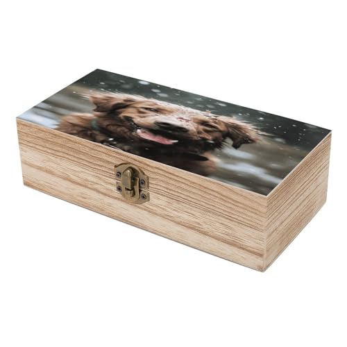 Coffre rangement bois rétro idéal pour offrir vos souvenirs - 7
